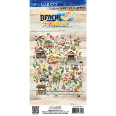 49 and Market - Coleção Beach Vibes - Die cuts Laser Element na internet