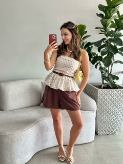 BLUSA XADREZ ISA - comprar online