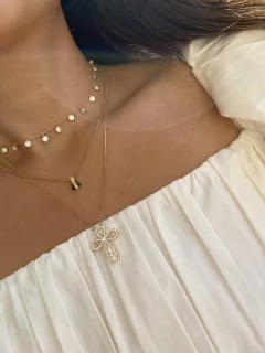 Choker pontos de luz Luxo Gold na internet