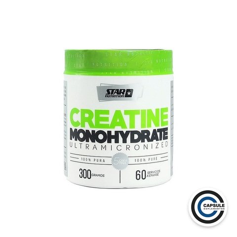 CREATINA MONOHIDRATO -300GR- STAR NUTRITION-