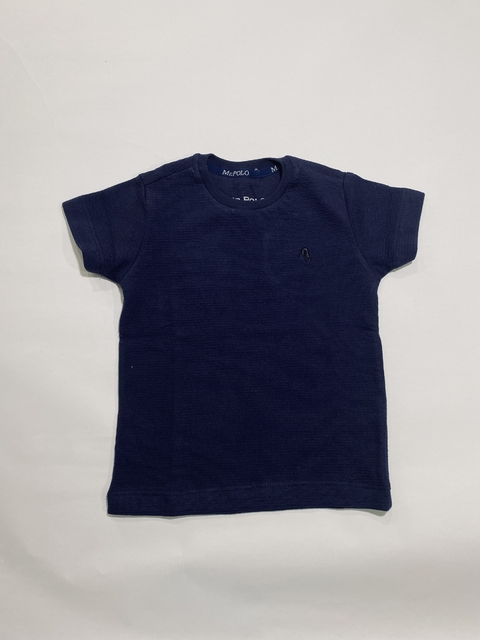 Camiseta Gola Careca Lz Infantil Marinho 1130