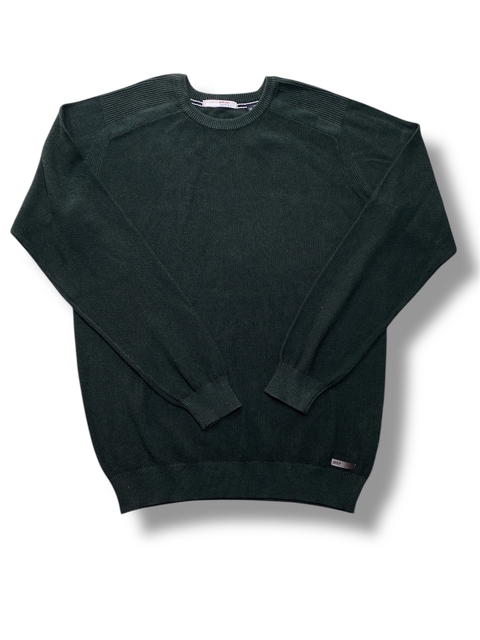 Suéter Masculino de Tricô Verde 2651 - comprar online