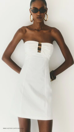 Vestido Curto Sem Alça