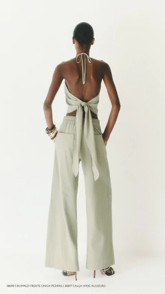 Calça Wide Algodão - comprar online
