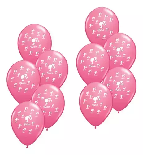 Globos x10 Látex Estampado BARBIE