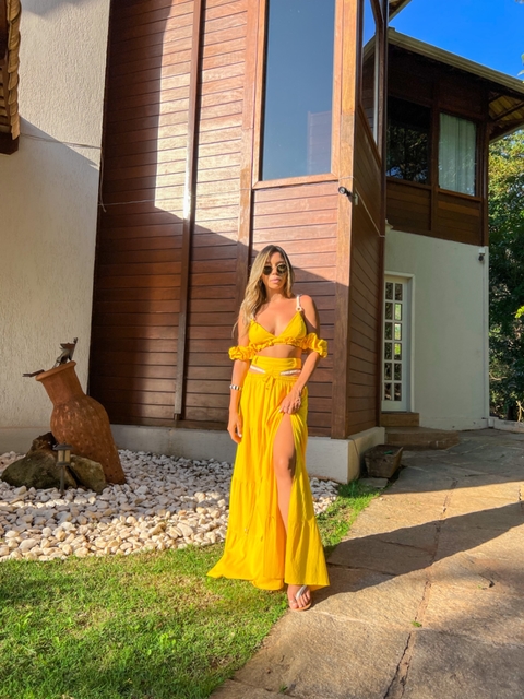 Cropped Dalia Amarelo