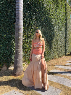 BLUSA DRAPEADA PIETRA CORAL