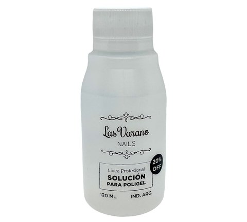 Solucion Para Polygel 120ml Las Varano