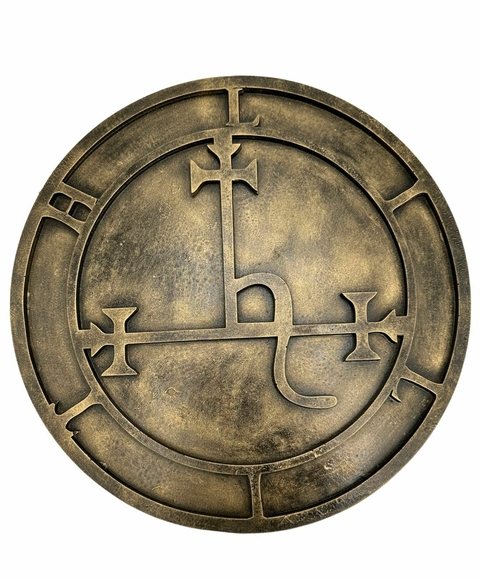 Placa De Parede Sigilo De Lilith 30cm Exclusivo Wiccaa