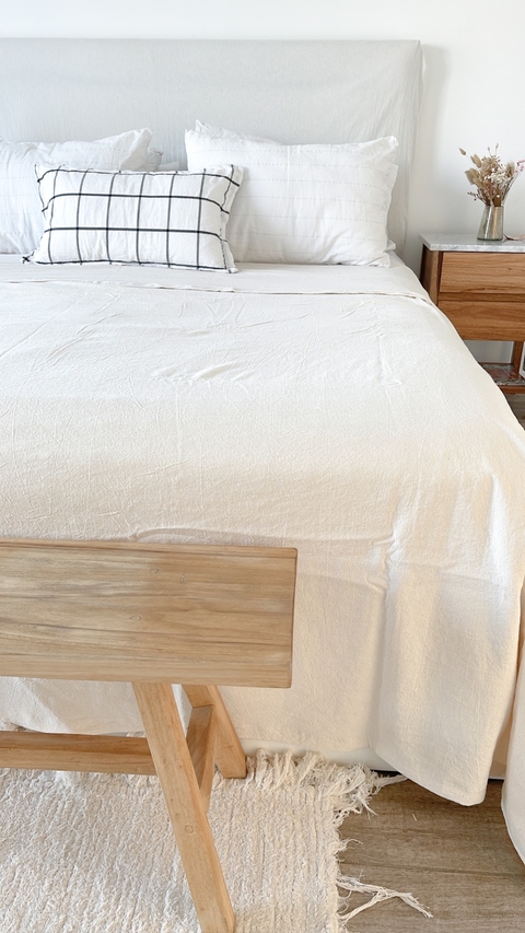 CUBRECAMA ALLEGRA NATURAL - 240X250 CMS