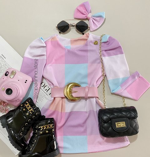 Vestido com laço Candy