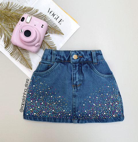 Saia Jeans Glam - Sapeka Store