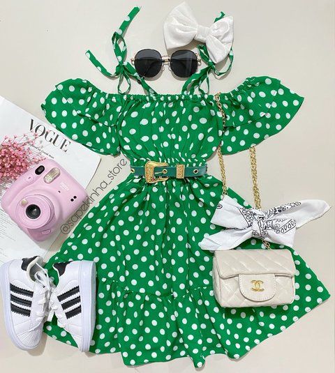 Vestido poá Fernanda