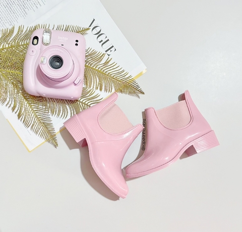 Bota Galocha Rosa