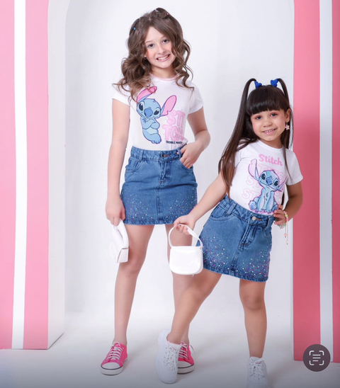 Saia Jeans Glam - comprar online