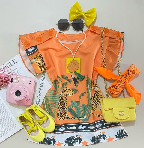 Vestido com colar Lara