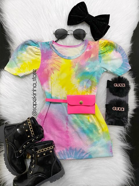 Vestido princesa Tie Dye