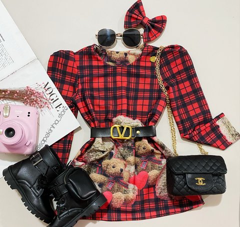 Vestido com laço Raissa