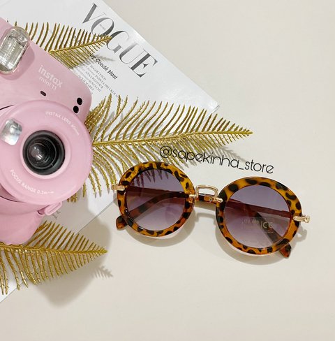 Óculos oncinha redondo