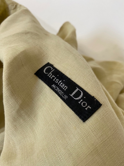 Camisa 100% linho Christian Dior  pistache