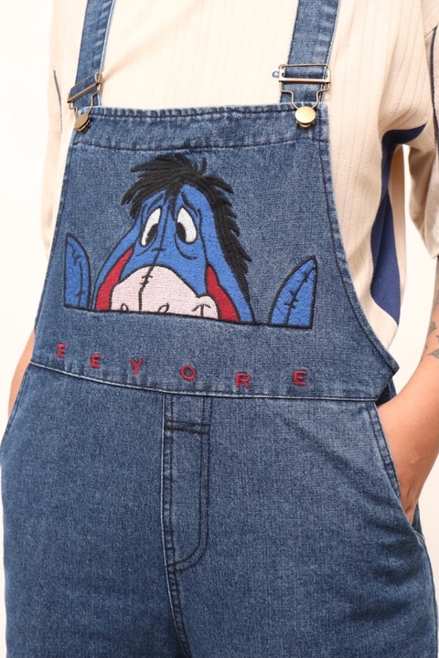 macacao jeans risonho vintage