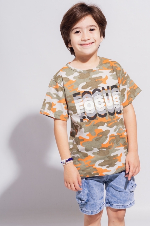 Remera camuflada FOCUS