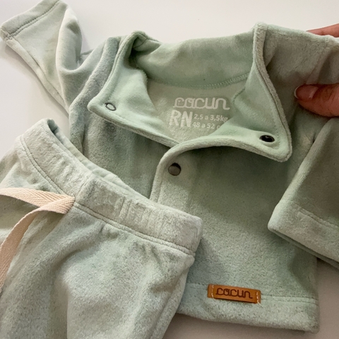 Conjunto Plush Menta - comprar online