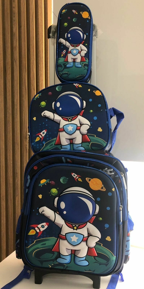 Mochila Escuela Importada + Lunchera+cartuchera - comprar online