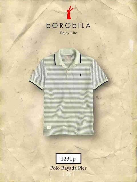 CHOMBA POLO RAYADA PIER BOROBILA