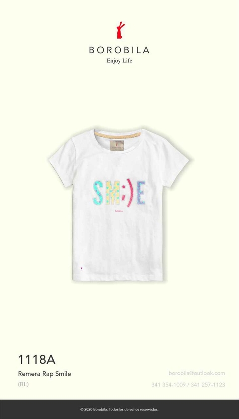 Remera Rap Smile Borobila