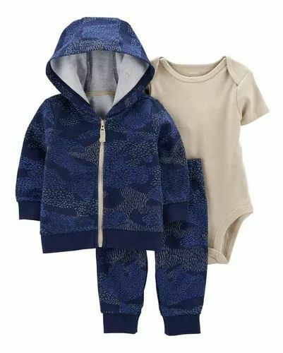 Carter`s Set de 3 Piezas Body Pantalon y Campera