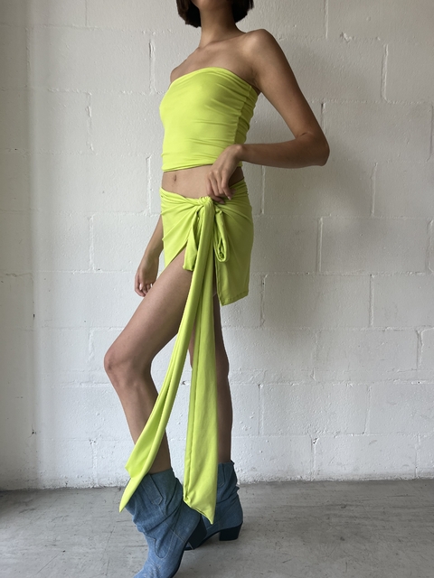 Pollera TOKIO lima CROP