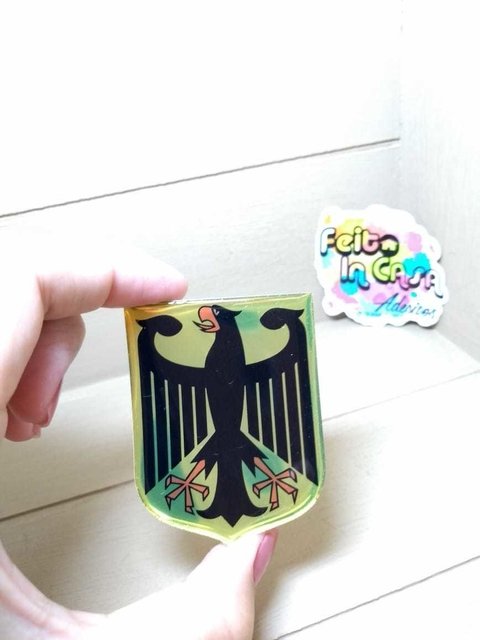 Adesivo Resinado Brasão Águia Alemã