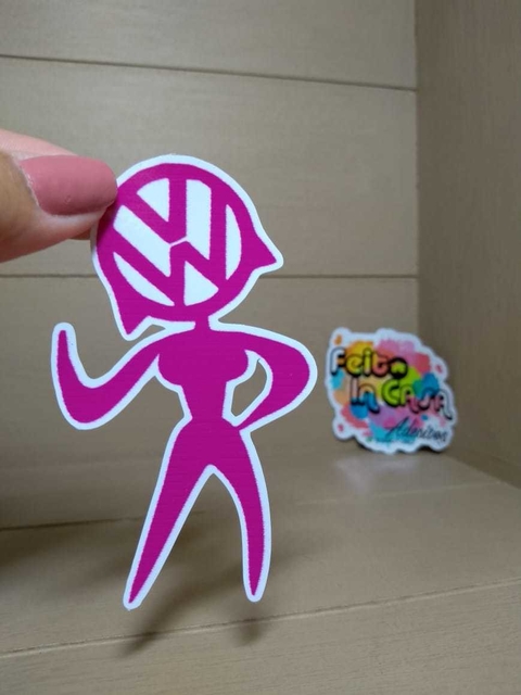Adesivo Mulher Volkswagen