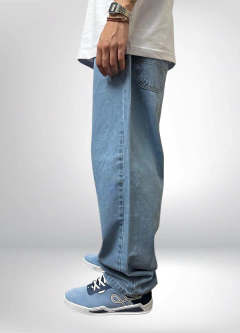 calça jeans washed azul - comprar online