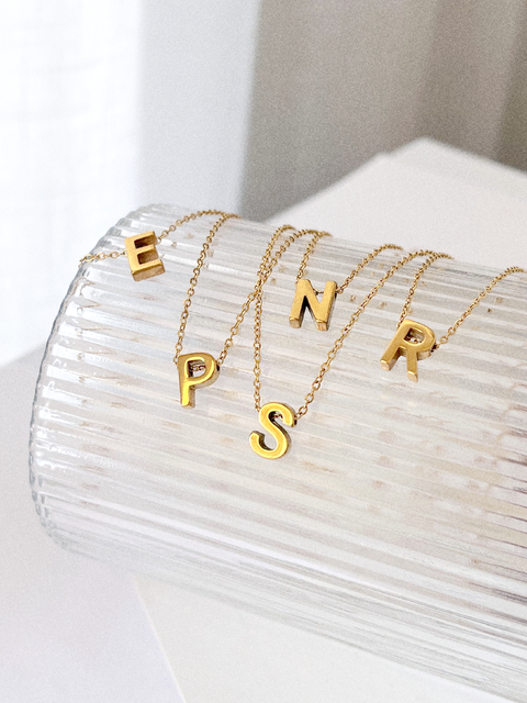 Colar De Letras D157 - Inox - comprar online