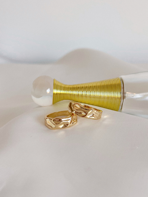 Anel H51 Dourado - Bijuteria Importada