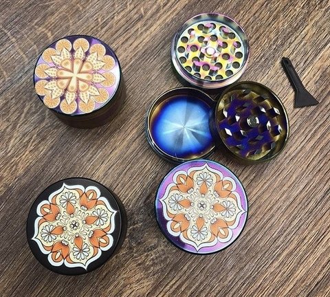 Triturador Metal Mandala C/ Tela