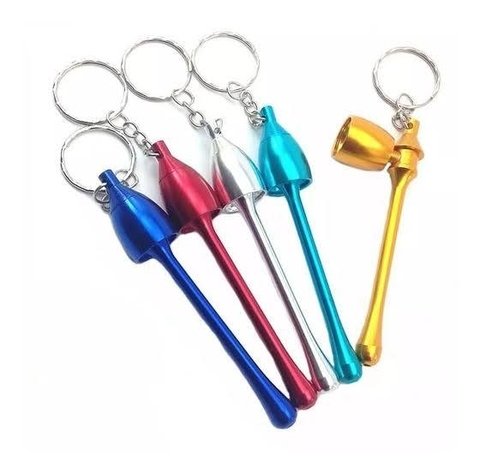 Pipe Alumínio Chaveiro Cogumelo