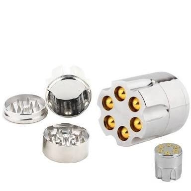 Triturador Metal Mini Tambor de Revólver