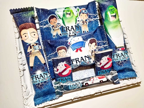 Golosinas Personalizadas para 10 chicos "CazaFantasmas"