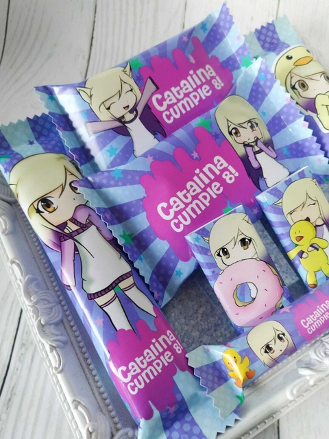 Golosinas Personalizadas para 10 chicos "Lyna" - comprar online