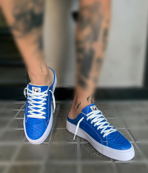 Ibiza croco azul