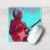 Mouse Pad Antideslizante Spinetta + Posavasos