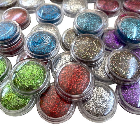 MAQUILLAJE GLITTER EN PASTA INDIVIDUAL 2 GR. (Elegir color)