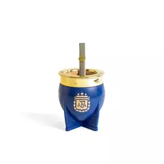 MATE PAMPA XL AFA ARO DORADO C/BOMBILLA - matepampa