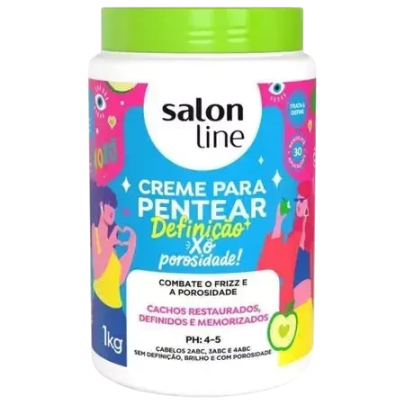 CREME DE PENTEAR SALON LINE DEFINICAO XO POROSIDA 1KG