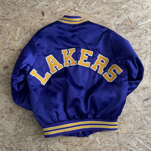 Bomber Jacket Los Ángeles Lakers NBA Chalk Line ‘90 / Talle M