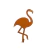 Porta Chaves Cool - Flamingo - Laranja - comprar online