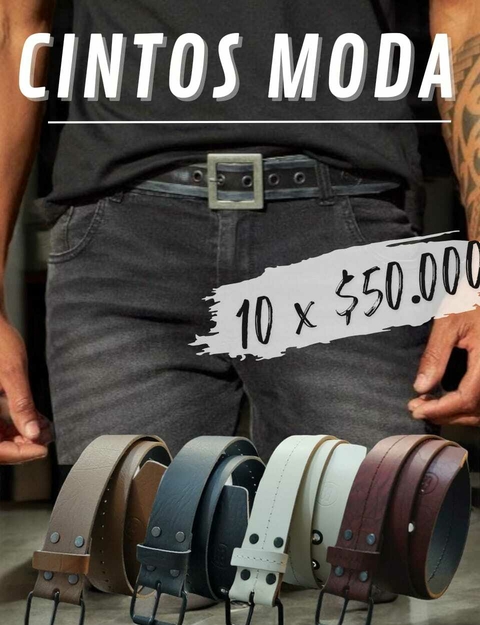 Pack 10 Cintos Moda